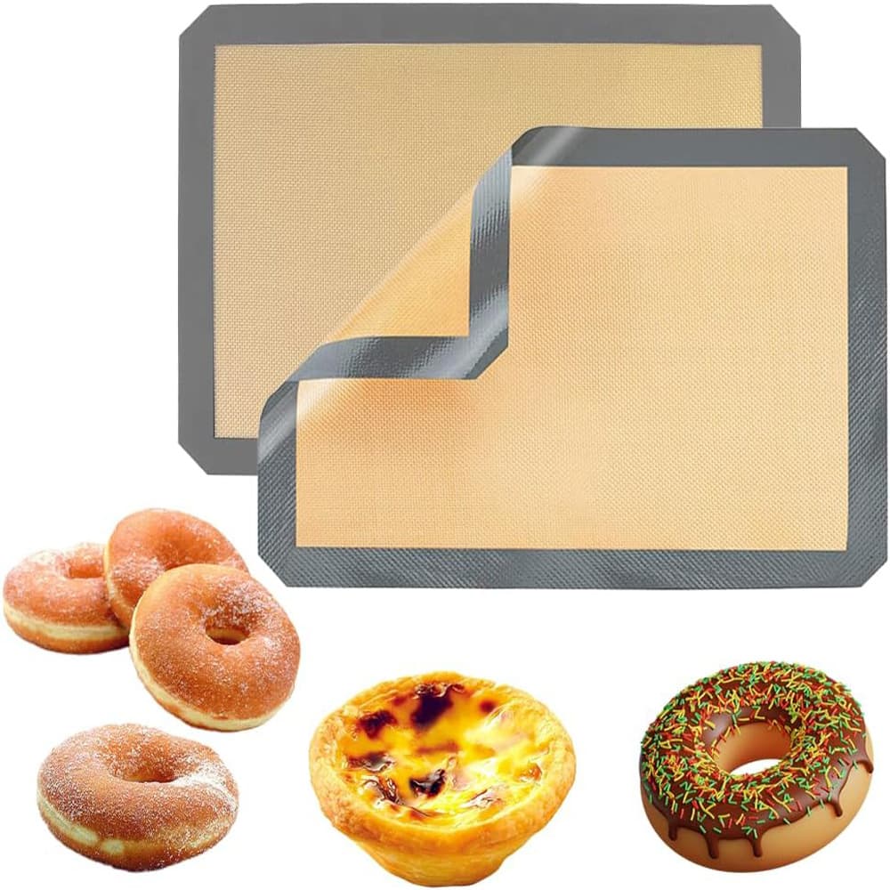 Hot Sale 0.4mm Silicone Baking Mat, Non-Stick Fiberglass Food Grade Oven Tray Liner