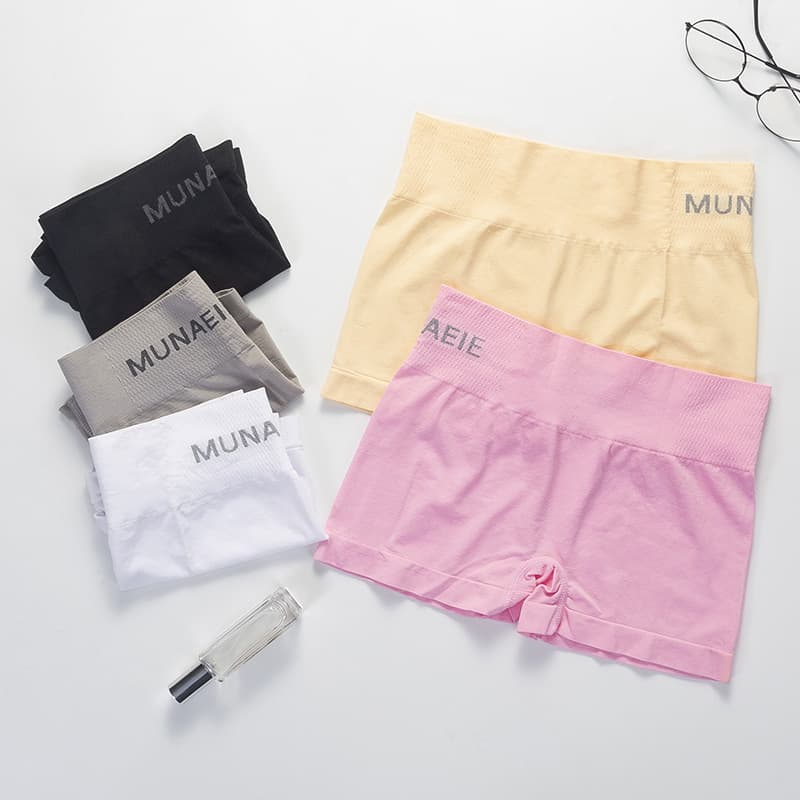 New Japanese-style Seamless Safety Shorts Mid-Rise Briefs Solid Color Shorts Student Women's Briefs Wholesale