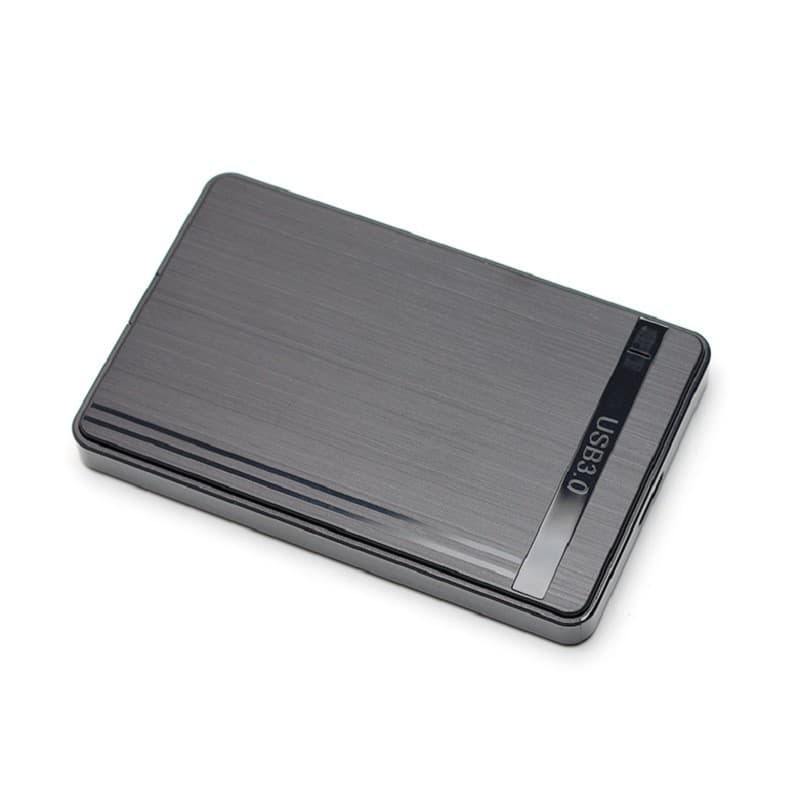 New cross-border 2.5-inch portable hard drive enclosure for laptops, featuring serial port SSD/HDD and USB 3.0 solid-state drive.