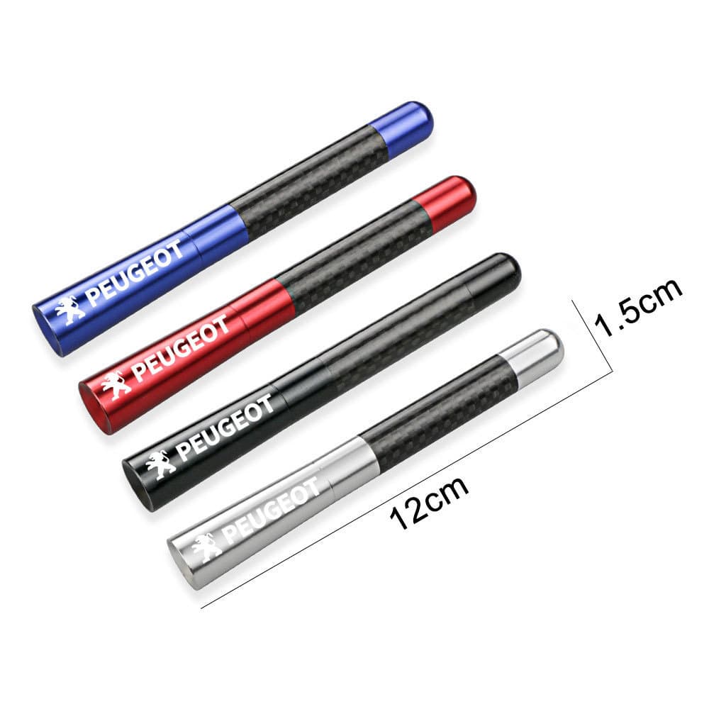 Car Modification Carbon Fiber Radio Antenna Roof Antenna Decoration for Peugeot Dodge Renault Factory Wholesale