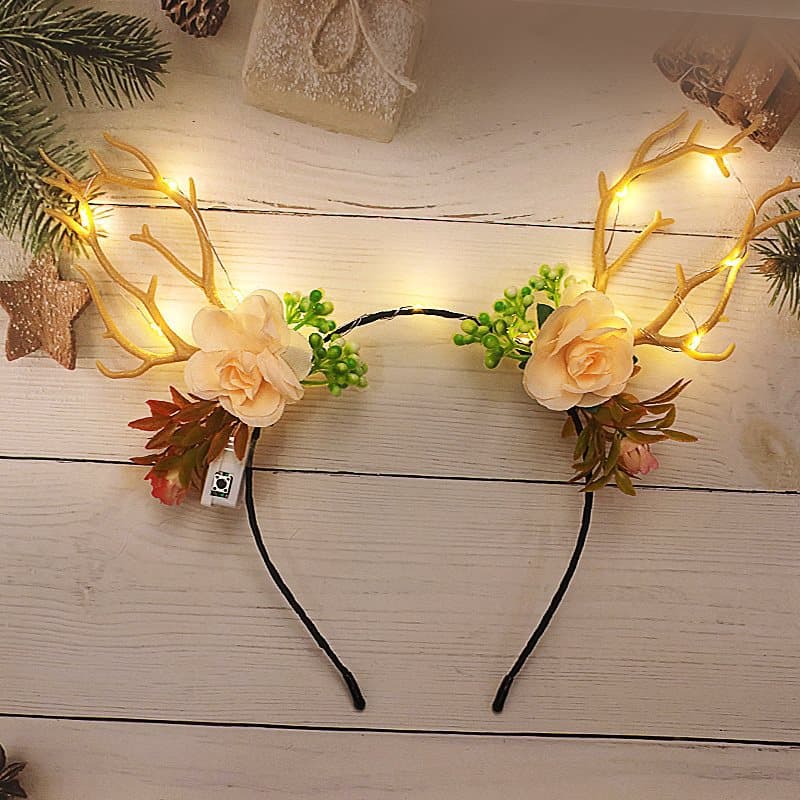 Light-Up Headwear Children's Concert Music Festival Headbands Flash Props Night Market Toys Light-Up Headbands Adults