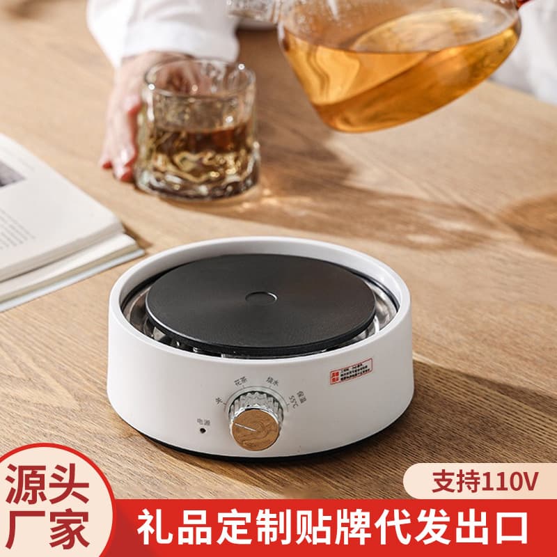 Small Mocha Stove Portable Mini Electric Stove Household Automatic Electric Tea Kettle Heating Boiling Electric Ceramic Stove Cross-border