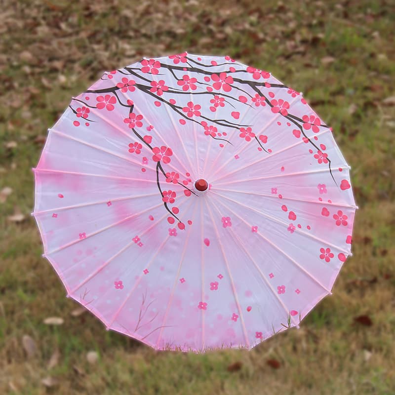 New high-quality Hunan umbrella, craft umbrella, silk cloth tassel umbrella, ancient costume dance performance prop, printed umbrella wholesale
