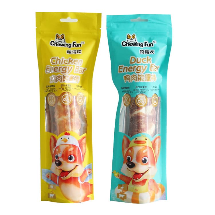 Bite Happy Pet Chew Stick Dog Snack Chicken Wrapped Stick Small Medium Large Dog Chew Snack Wholesale
