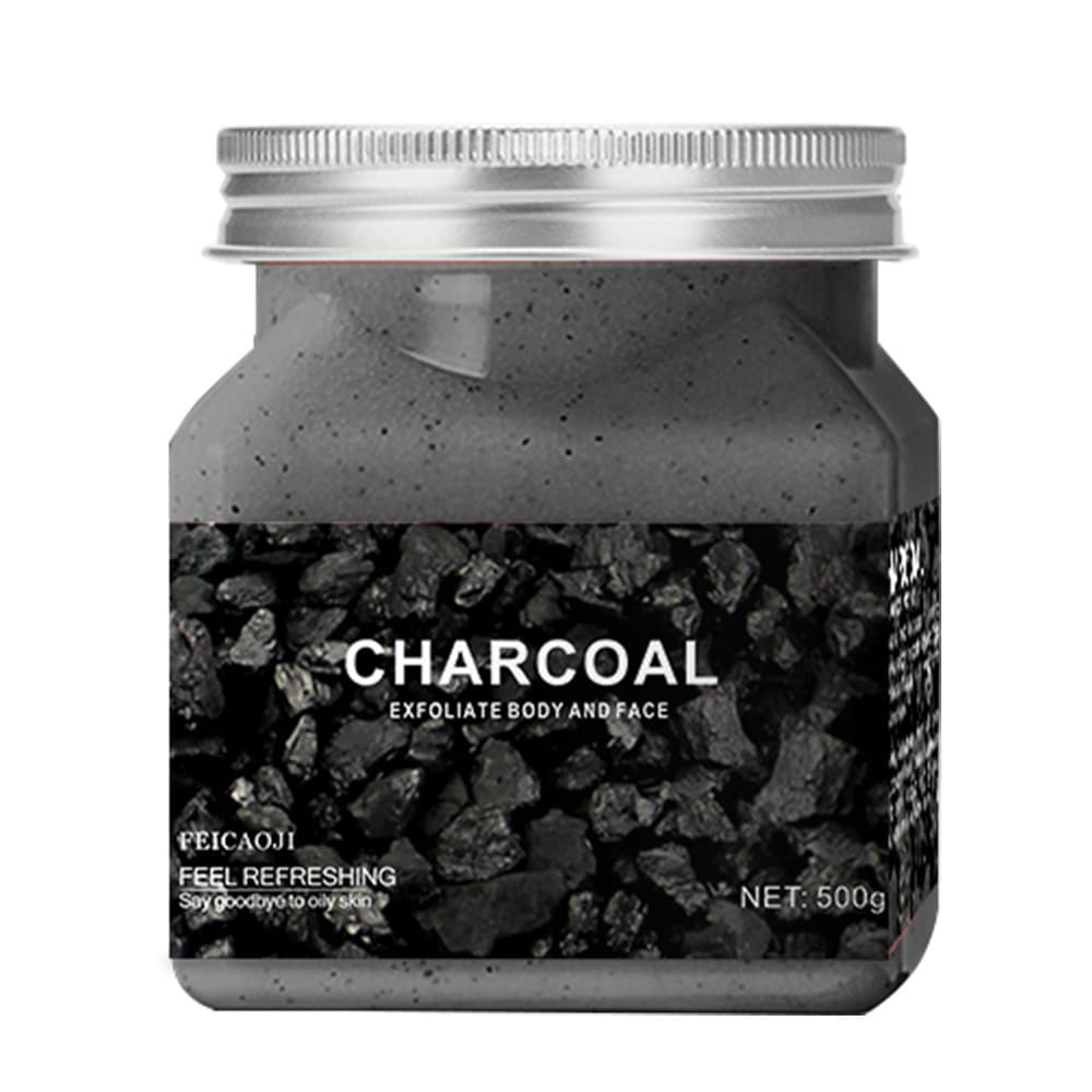 Cross-border English Version Body Scrub Exfoliating for Keratosis Pilaris Whitening Bath Body Skin Face Sea Salt Mud Remover