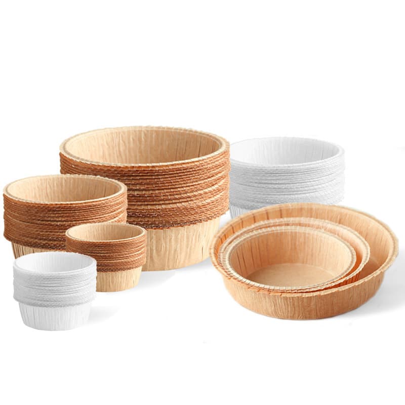 Round chiffon cake mold paper liner, baking paper, 6-inch, 8-inch, 10-inch cake base oil-proof paper tray, cake mold
