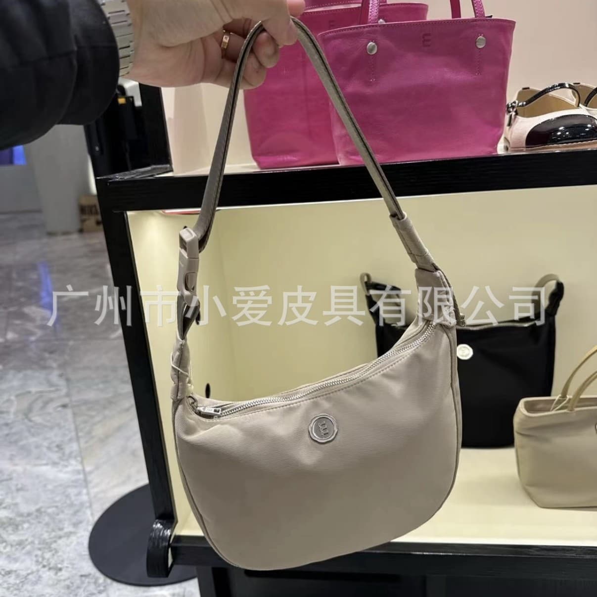 Minitmute Bag Nylon Bag Solid Color Crossbody Bag Women's Shoulder Bag Dumpling Bag Korean Style MINITMUTE Bag