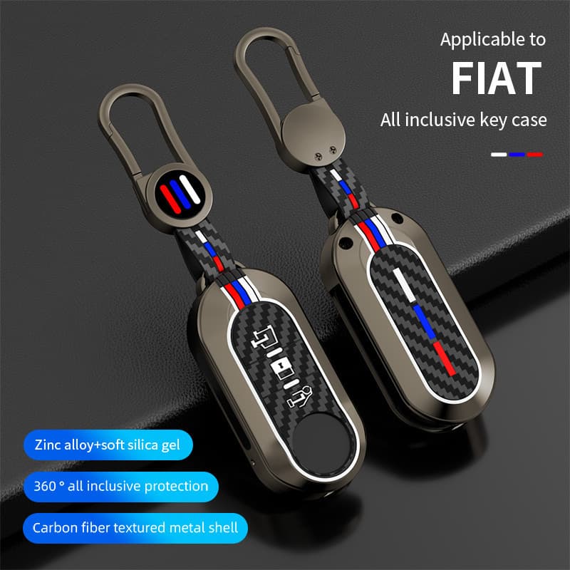 Suitable for Fiat 500 key cover Boyue Bravo Iveco Wolfson car men and women high-end remote control protective shell