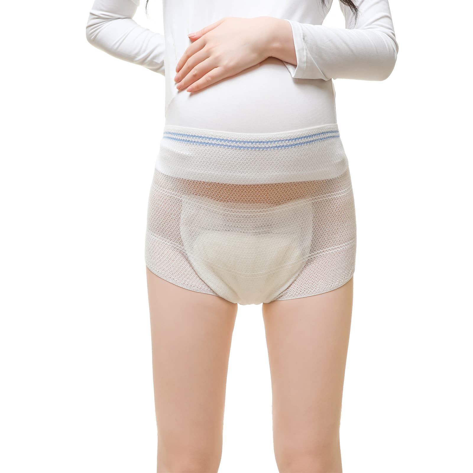 Washable Maternity Shorts, Post-Surgery, Postpartum Recovery, Mesh Breathable Incontinence Disposable Shorts for Pregnant Women