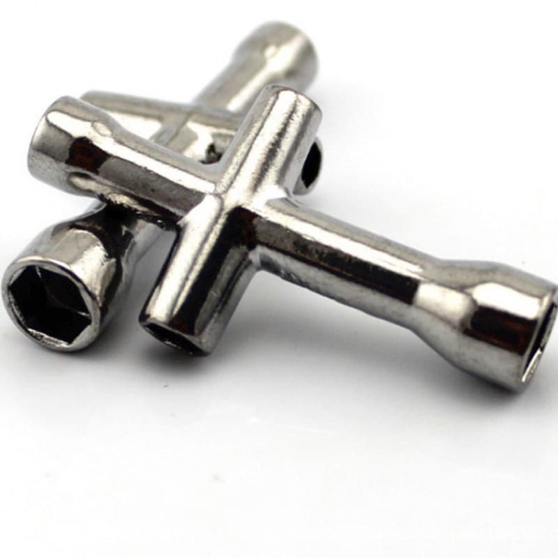 Cross Wrench Socket, Mini Small Cross Socket, M3 for Wheel Tightening, M4 Nut, HSP94123 Tire Removal Tool