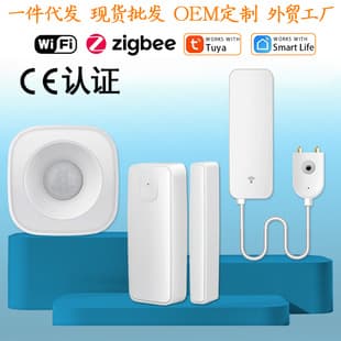 Best-selling Tuya Smart WiFi Water Leak Detector, APP Notification Water Leak Detection Alert Whole-Home Smart