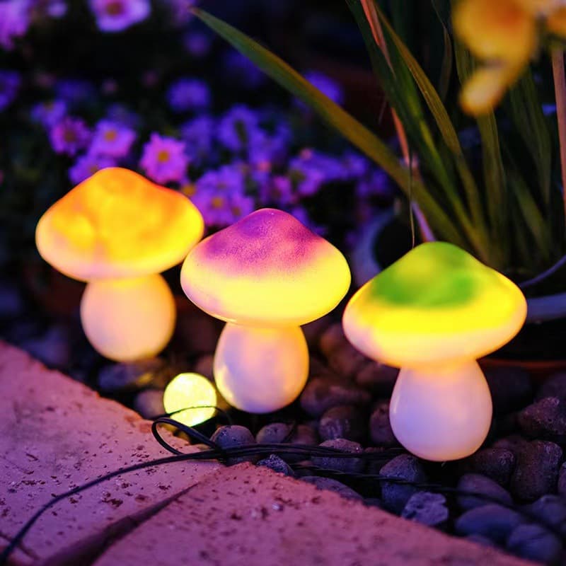 Solar Outdoor Mushroom Light, Garden Decoration Light for Yard, Patio Lawn Lamp, Ambient Night Light, Wholesale
