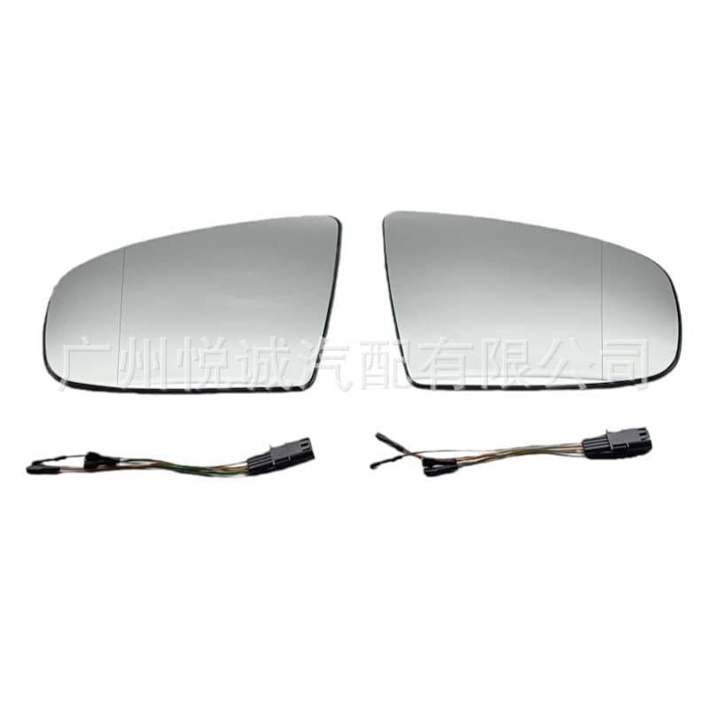 Compatible with BMW X5 X6 E70 E71 Rear View Mirror Glass Heated 4-Pin with Wiring Harness