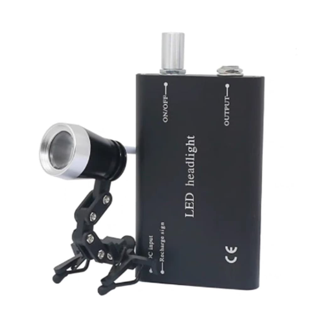 Dental, Surgical, Oral, ENT, Ophthalmic Surgery Clip-On Portable LED Medical Headlight