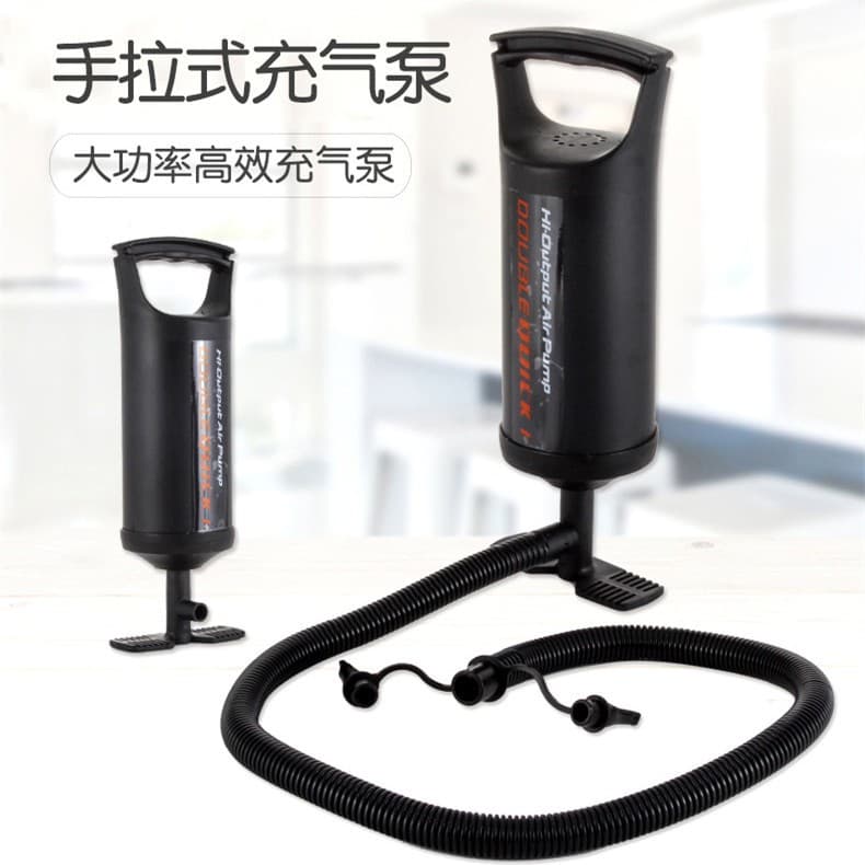 Factory Supply Portable Manual Air Pump Dual-Direction Inflator Toy Pump Hand-Pull Air Pump