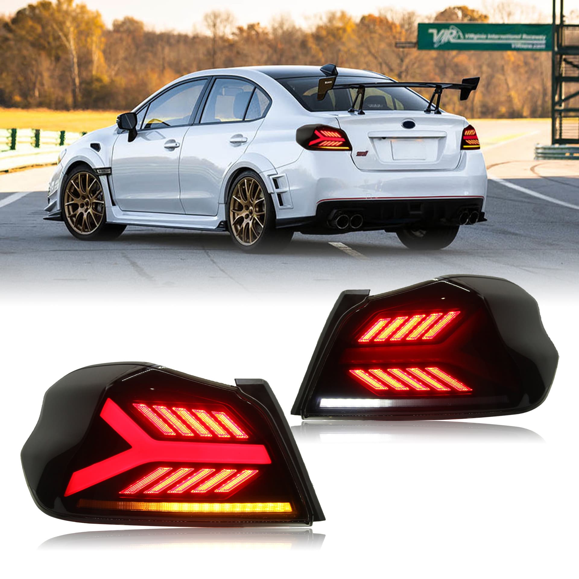 Tail Light Assembly for 2014-2019 Subaru WRX Brake Tail Light Modification Subaru IMPREZA Tail Light