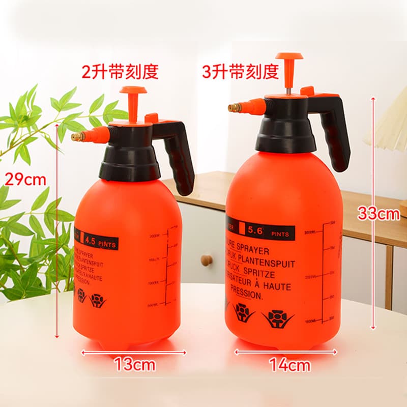 2-Liter 3-Mode Pressure Sprayer for Home Gardening, Watering Flower Pots, Direct Spray Water Bottle, High-Pressure Disinfection