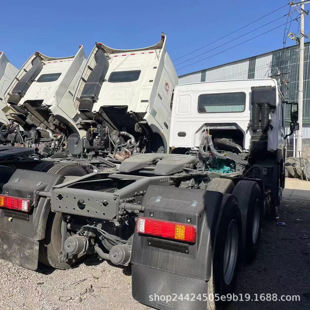 Long-term sale of Howo tractor head, second-hand 10-wheel freight truck head, 380HP tractor trailer head