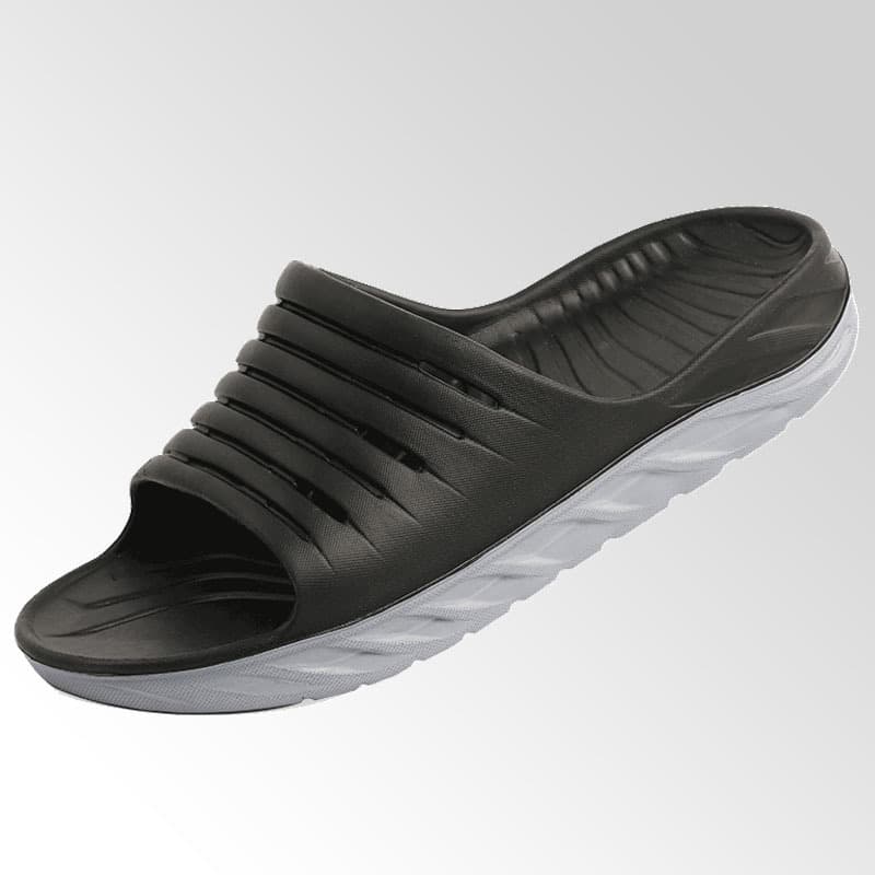 Large Size Men's Summer Outdoor Thick Sole Arch Support Flip Flops, Extra Large Size 49, Non-Slip Durable One-Strap Sandals, Size 48