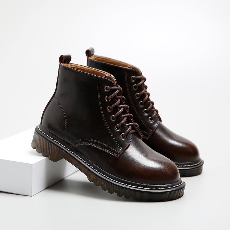 509 Martin Boots Women's British Lace-up Short Boots High-top Women's Shoes 2018 New Autumn Winter Sizes 34-41