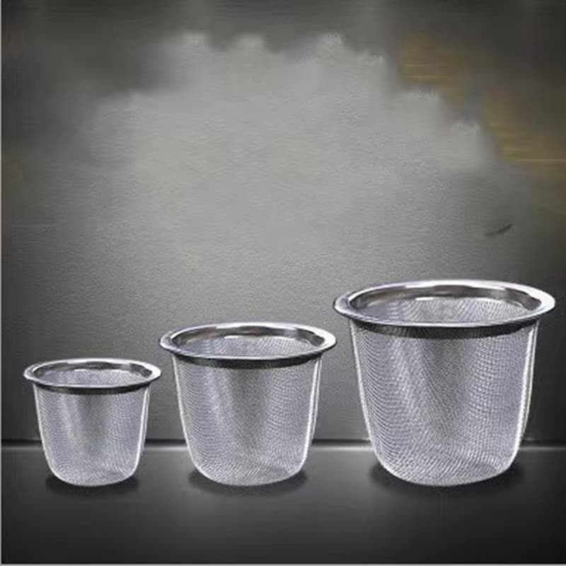 Stainless steel filter mesh teapot infuser, tea strainer, tea leaf filter, Kung Fu tea accessories and spare parts.