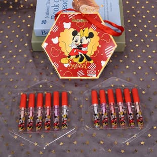 Best-selling Lip Gloss Red Cute Lip Gloss Moisturizing Lip Glaze Cross-border Best-seller Easy to Color Moisturizing Lipstick