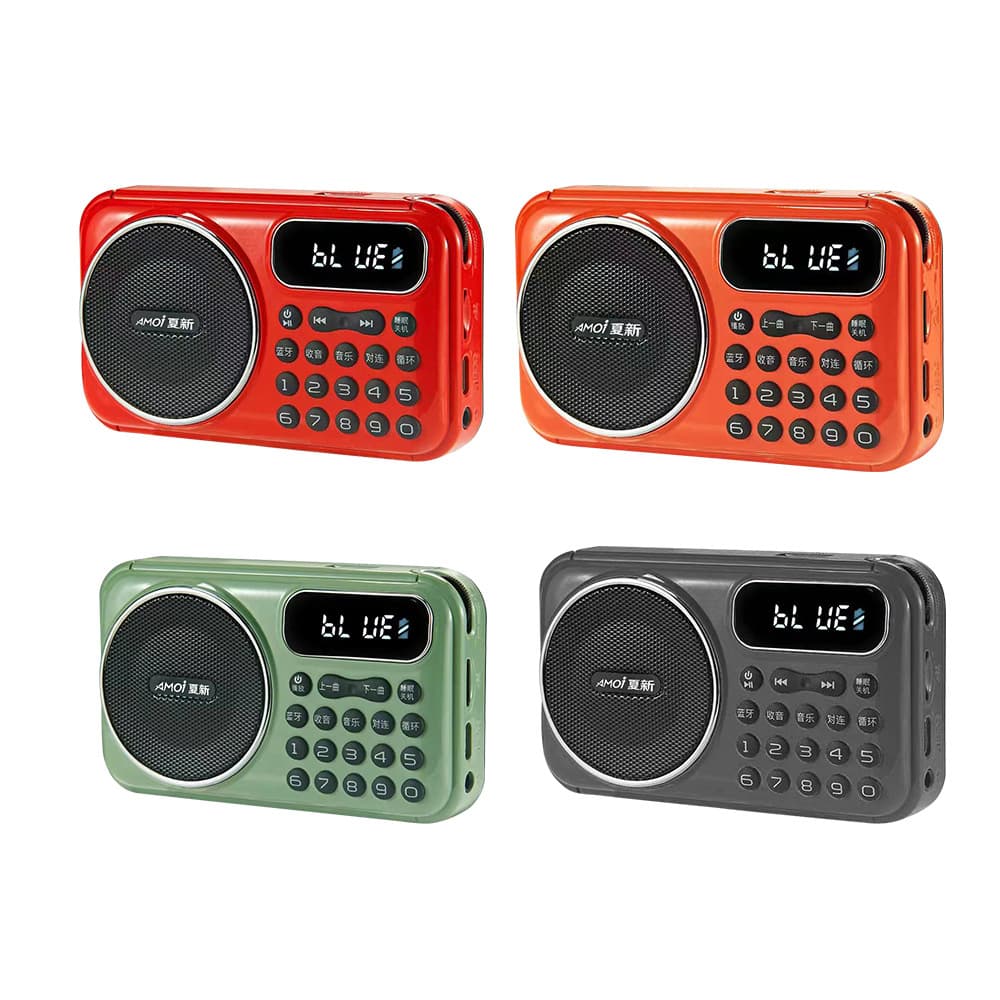 Hot-selling M55 Portable Multi-function FM Radio for Seniors with Bluetooth, Recording, Card Slot Speaker, Story Player, Chinese Classics Player