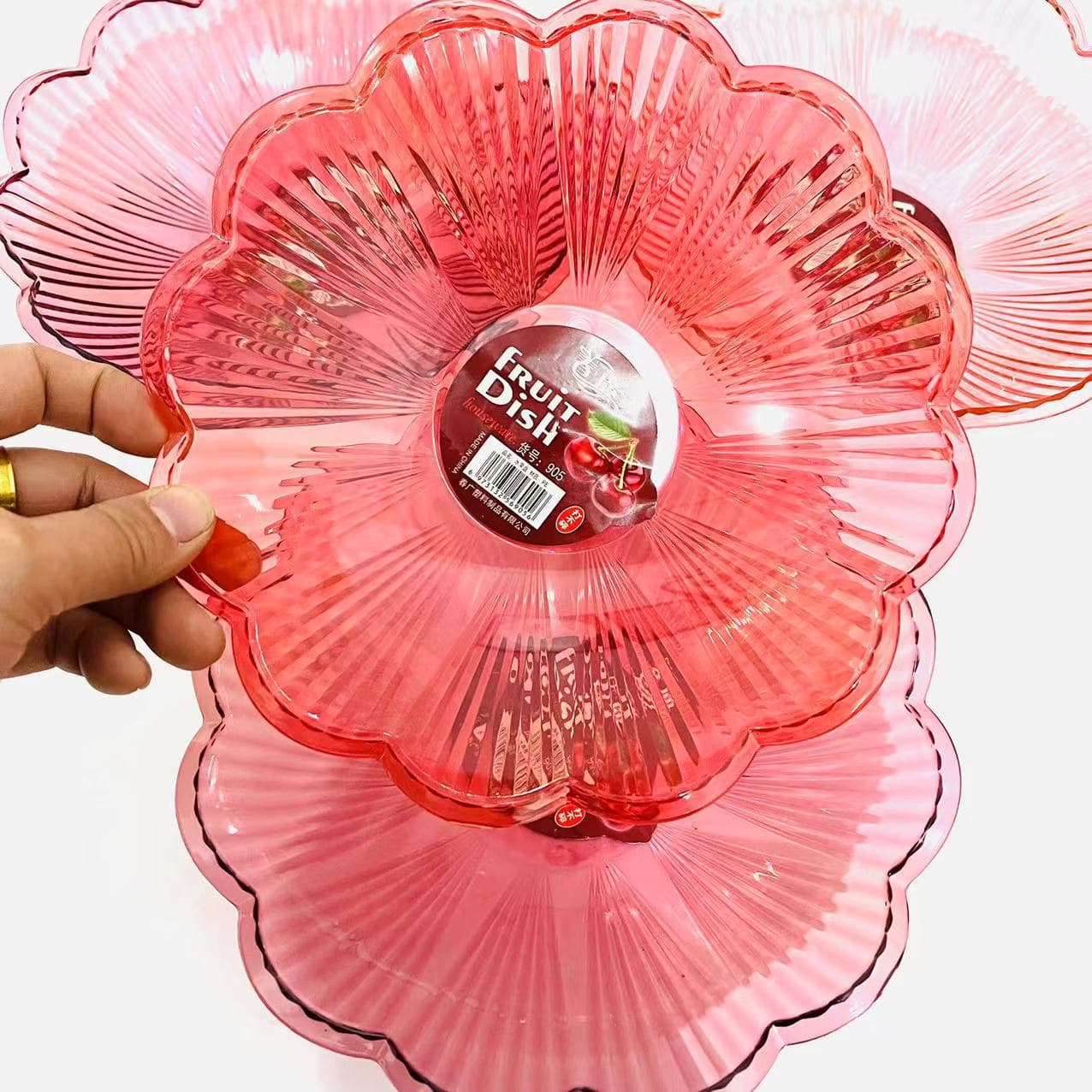 0937 Transparent Candy Tray, Snack Dish, New Plastic Plate Wholesale at $1-$2
