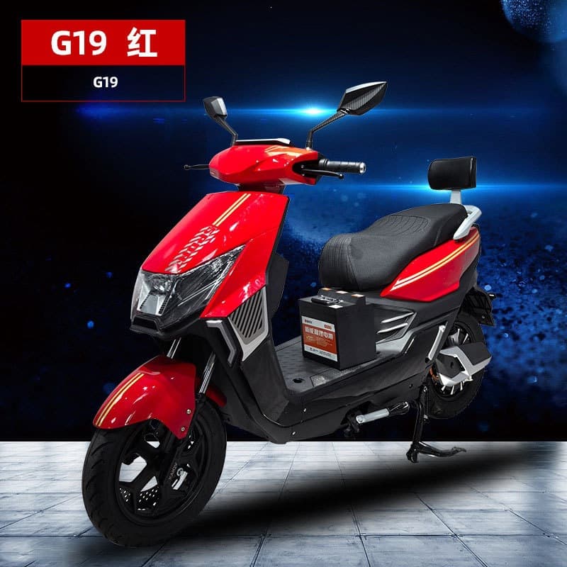 Red Cross-Border Electric Scooter for Foreign Trade, New Energy Motorcycle, Two-Wheeled Pedal Electric Scooter, New Energy Electric Motorcycle