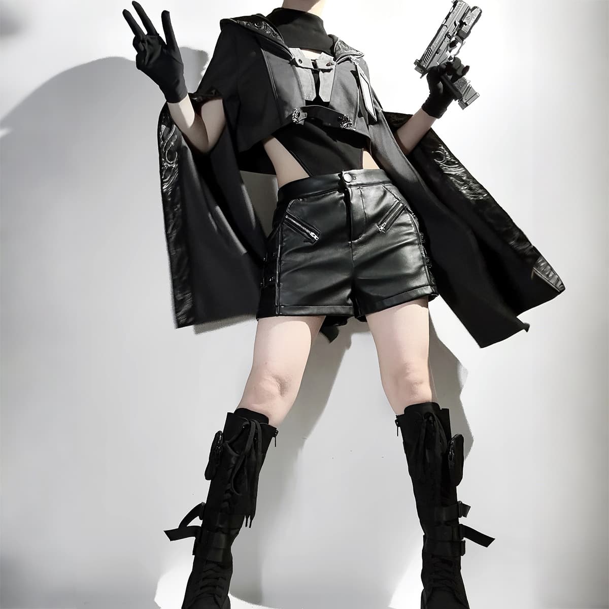 Xiong Dou Jiang Original Black Sheep Research Society Lolita Jacket Top Shorts Daily Set 7278