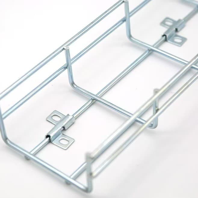 Guangdong Grid Cable Tray Galvanized Stainless Steel Cross Clamp Electrical Wiring Tray Grid Trough Cable Tray