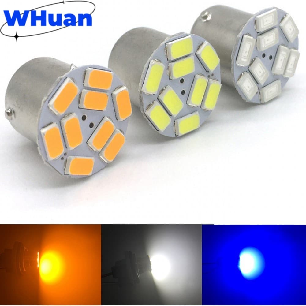Factory direct sales LED motorcycle car S25 1156 5630/5730 9SMD reversing light turn signal