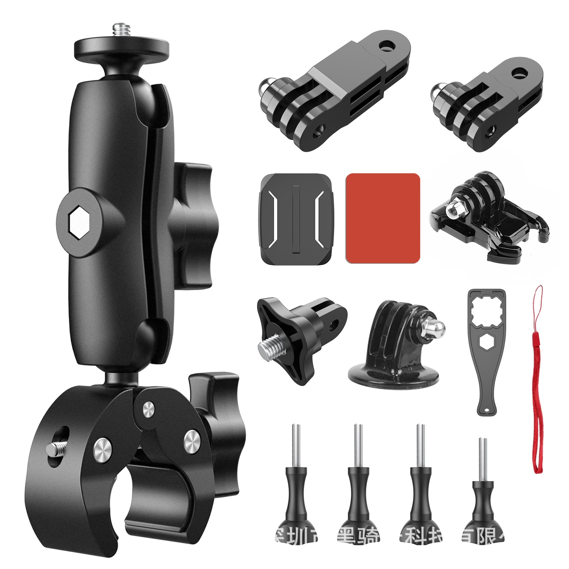 Suitable for GoPro motorcycle riding shooting kit, Insta360 helmet extension bracket set