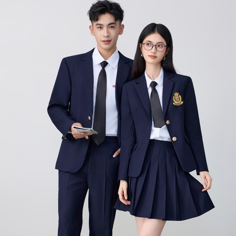 New Style School Uniform Suit Set Class Outfit High School Student Spring Autumn Winter Performance Graduation Uniform JK British Preschool Teacher Workwear