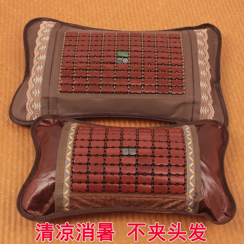 Ice pillow, summer cool pillow, mahjong tea pillow, ice pillow, single adult pillow, bamboo neck pillow, student pillow