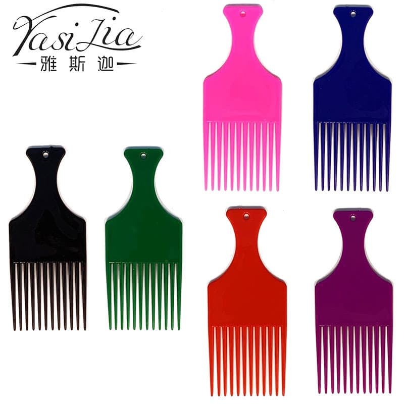 Mini Fork Comb Plug Comb Fist Hairdressing Plastic Oil Head Beauty Salon Hairdressing