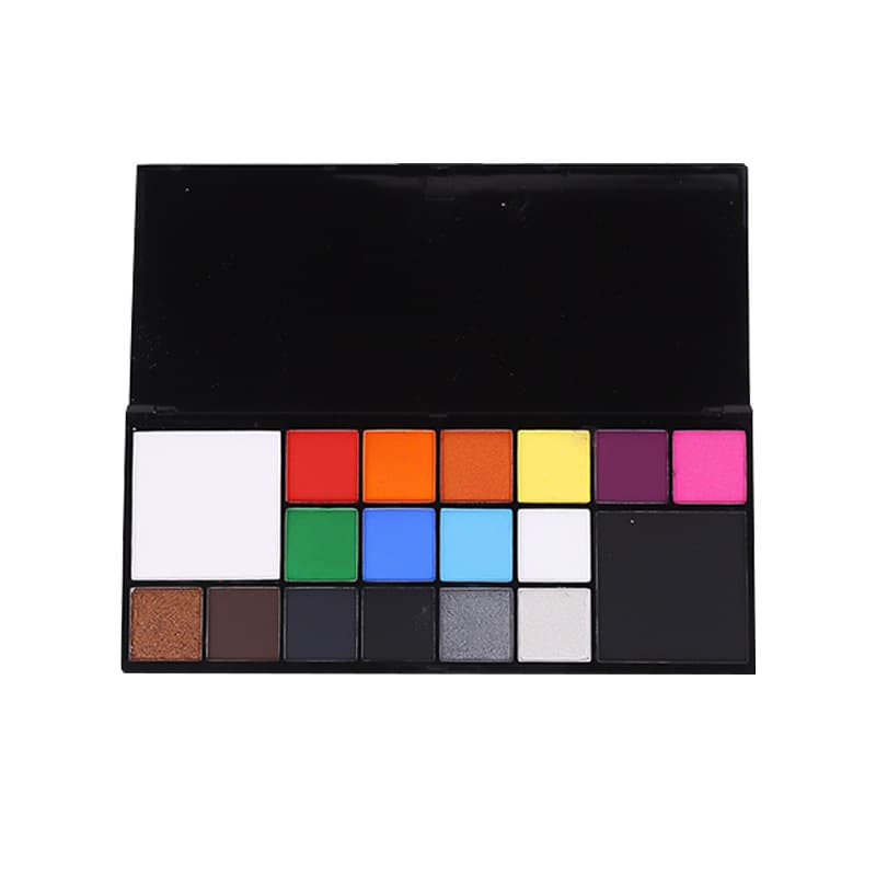 Rainbow Strip Palette Body Paint Water-Soluble Face Paint Watercolor Stage Makeup Theatrical Wholesale