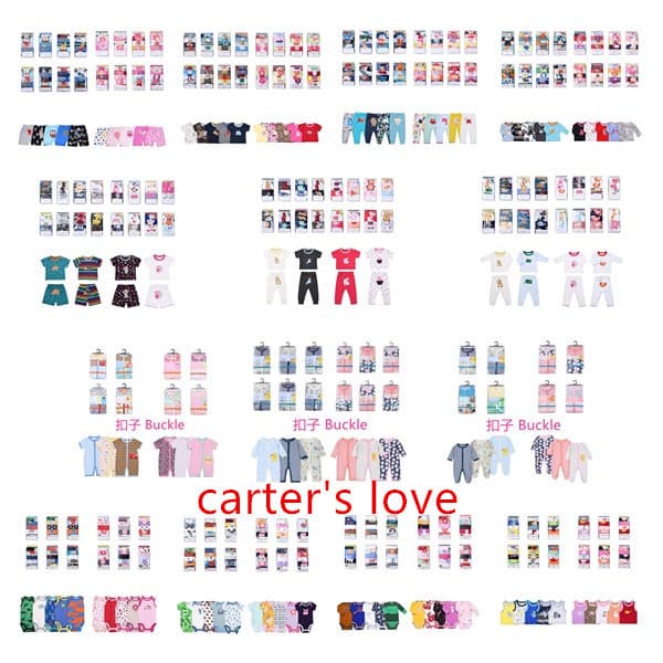 Carter's Iove Carter's Love Baby Clothing Long-Sleeve T-Shirt, Pants, Long Romper, Short-Sleeve T-Shirt, Shorts, Short Romper 345-Piece Set Boys Girls Carter's 2