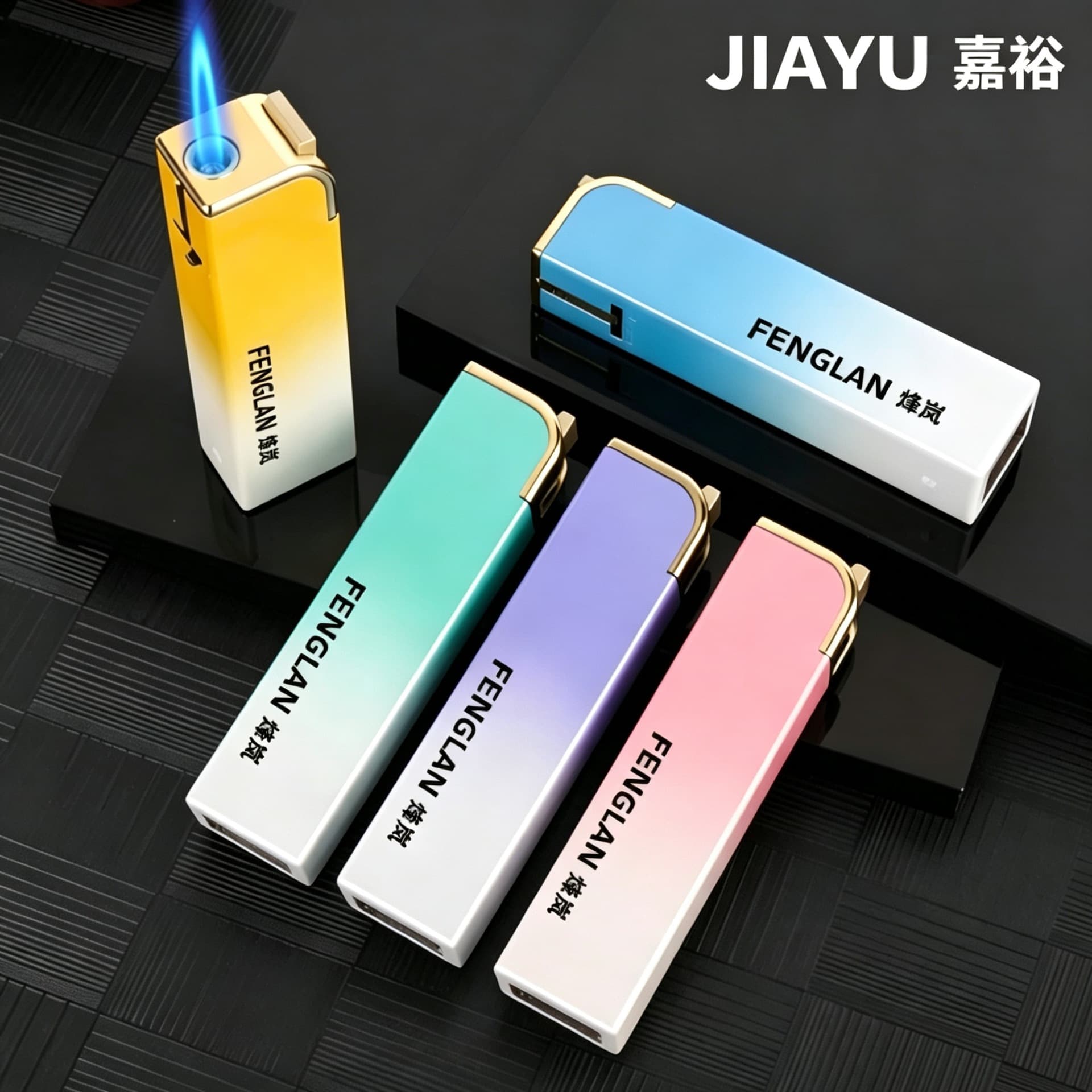 Factory wholesale new metal lighter with LG print, internet-famous high-end disposable windproof lighter, customizable