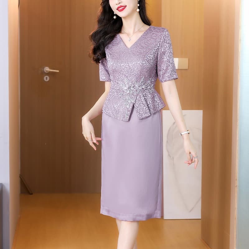 Mother of the Bride/Groom Dress 2025 New Style Young Mother Engagement Wedding Dress Plus Size Women