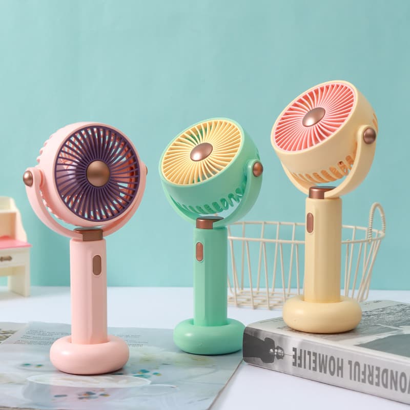 Corporate Gift Handheld Fan, Foldable, USB Rechargeable, Portable Fan for Outdoor and Desktop Use