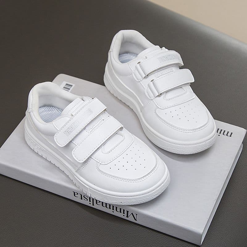 Wholesale Children's Shoes Student Spring/Summer Campus Performance Kids White Sneakers Casual Plimsolls Single Shoes Sports Ready Stock
