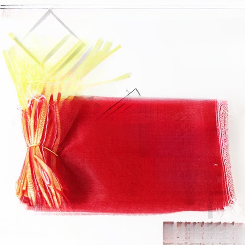 Sweet potato mesh bags for 10 jin, yam yellow and red mesh bags, drawstring mesh bags for ten jin apples and potatoes