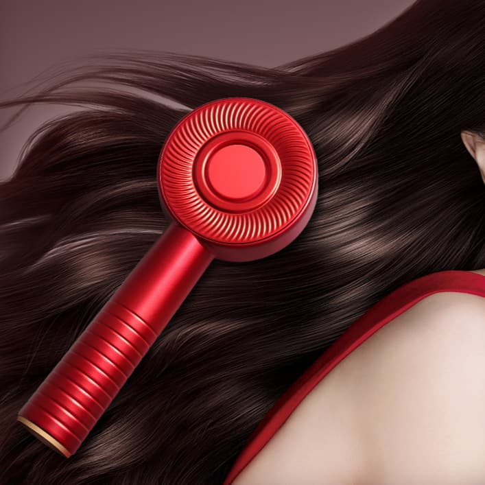 New Electric Massage Comb for Home Use, Scalp Serum Applicator Comb with Red Light, Anti-Hair Loss, Hair Care and Nourishing Comb, Multifunctional Massage Comb
