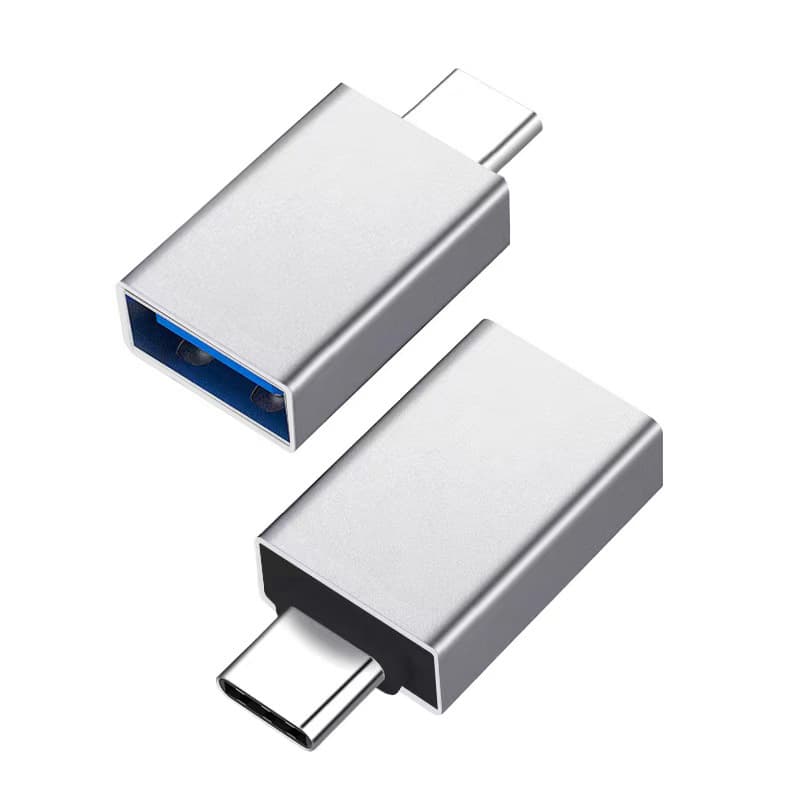 OTG Adapter Type-C to USB 3.0 Phone Adapter, Supports USB Flash Drive, Card Reader