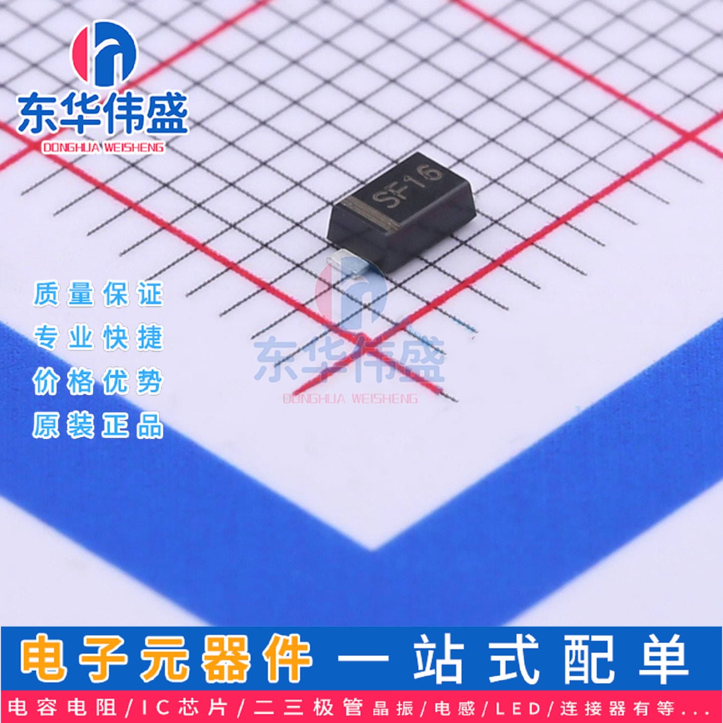 Genuine LRC SMD Diode > Voltage: 400V Current: 1A > SODSF16-SH > Package SOD-123FL