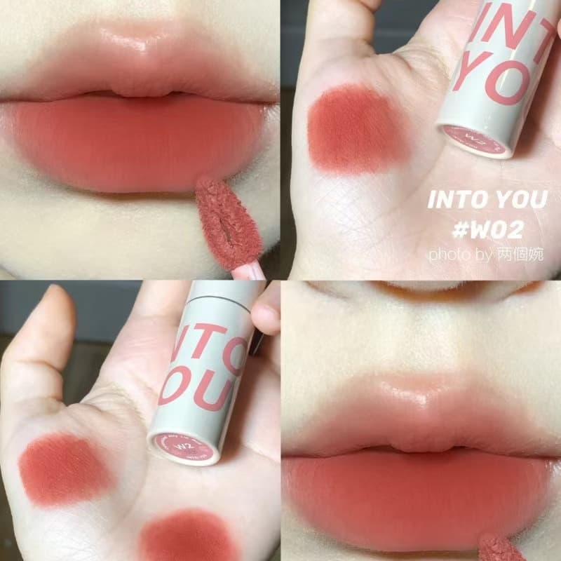 INTOYOU Lip Mud Matte Velvet Liquid Lipstick, Heroine Matte Velvet Lip Glaze, Matte Lip Gloss