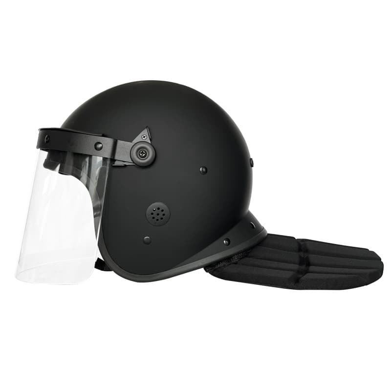 Full-Face Riot Helmet with Zipper, Complete Protective Safety Helmet for Duty, Direct from Manufacturer