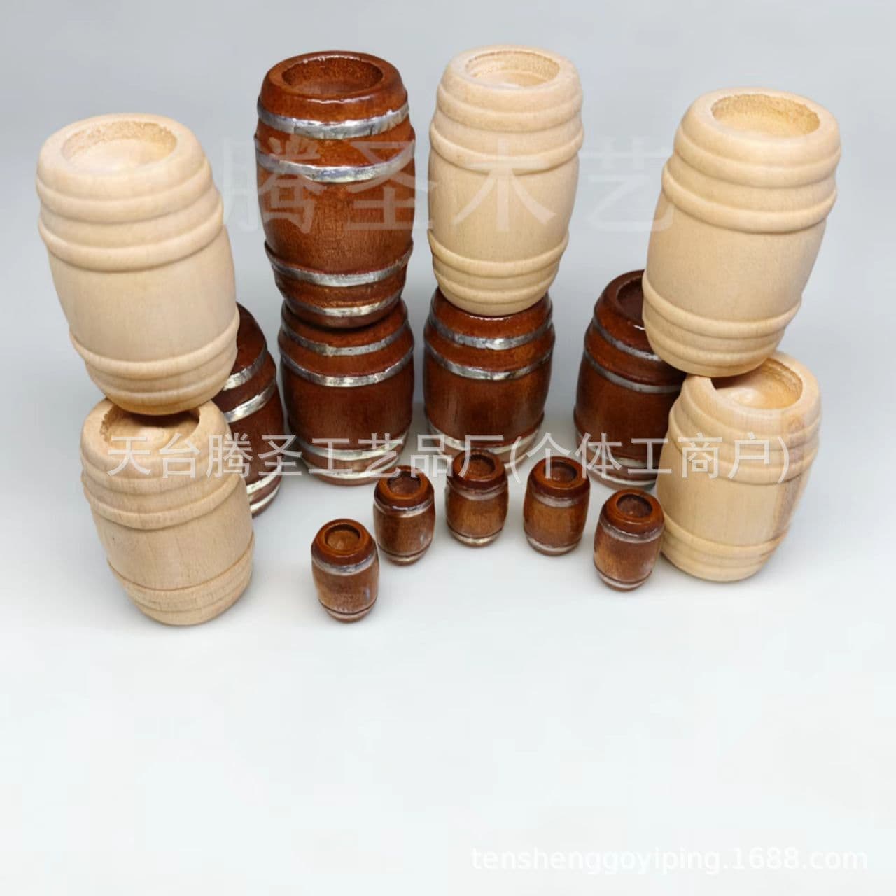 Dollhouse Dollhouse Bar Scene Accessories Props Mini Wooden Red Wine Barrel Beer Barrel Pocket Model