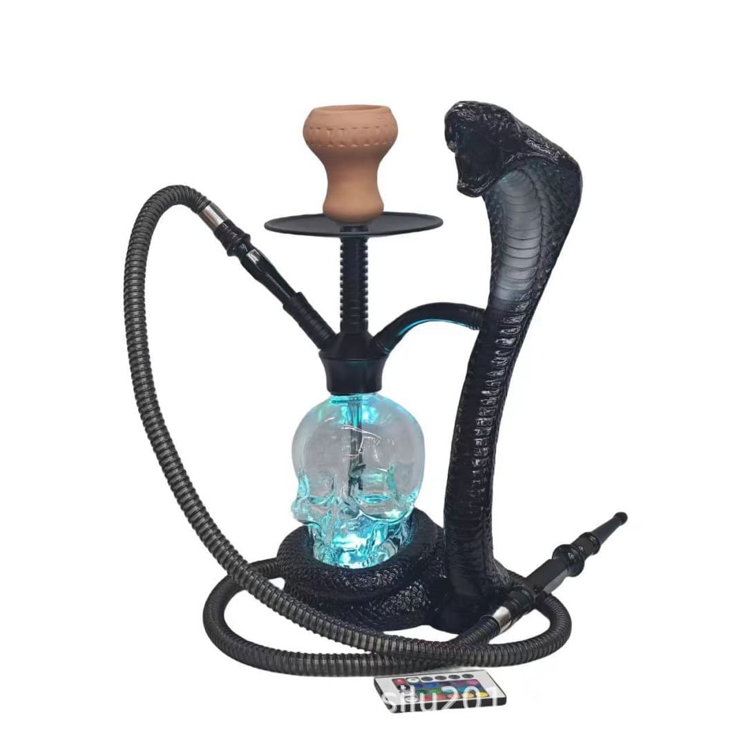 Cross-border Arabic Hookah Craft Resin Cobra Shape Hookah Bar Shisha Hookah